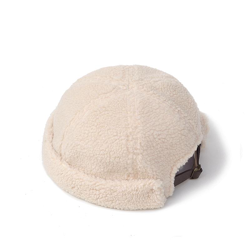 Унисекс, зимняя толстая байкерская кепка-докер, уличная одежда, тыква, винтажная темно-синяя шляпа без полей, дыня, моряк, повседневная короткая кепка в стиле Харадзюку