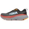 HOKA Bondi 8 Антрацитовые Синие Красные Мужские Кроссовки Серые Castlerock 1123202-ACTL