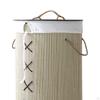 Bamboo Laundry Basket Dirty Clothes Hamper Bins Washing for Nursery,