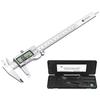 Neoteck 200mm Stainless Steel Digital Caliper with Three Zero Reset for Measuring External and Internal Diameters and Steps Units, Function,