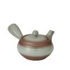 Yamakiikai Flat Green Glaze Teapot W16