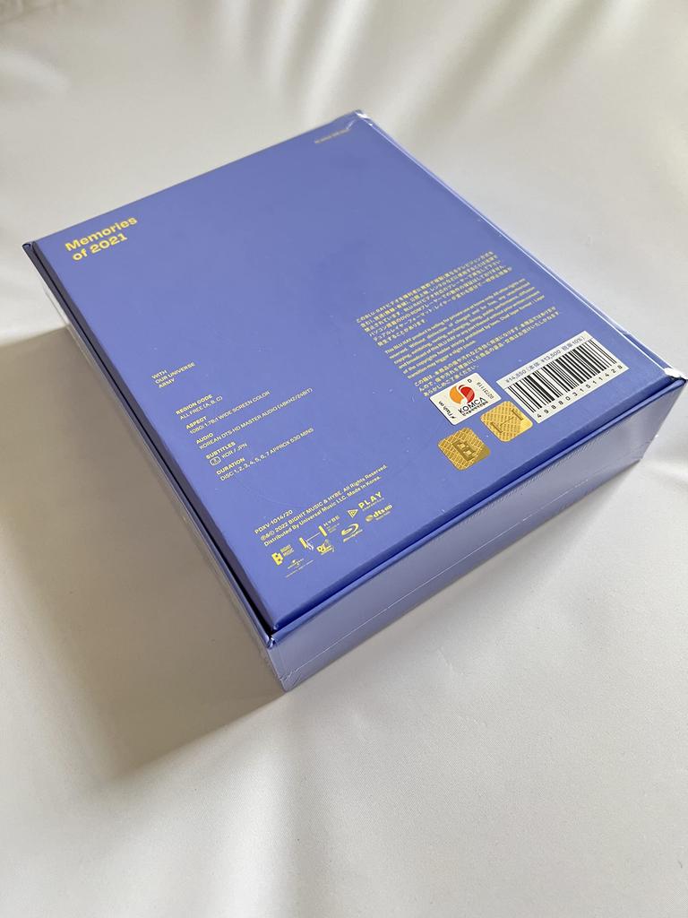 BTS Воспоминания о 2021 годе (Блю рей) Японские субтитры Ограниченное издание