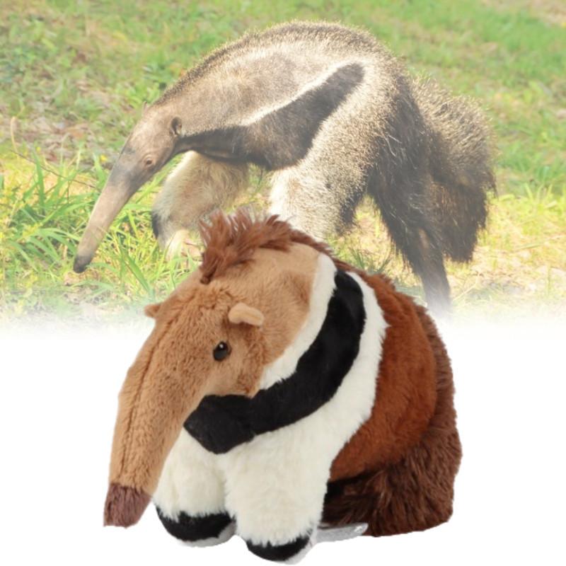 New Arrival Adorable Anteater Plush Toy Realistic Design Perfect Gift