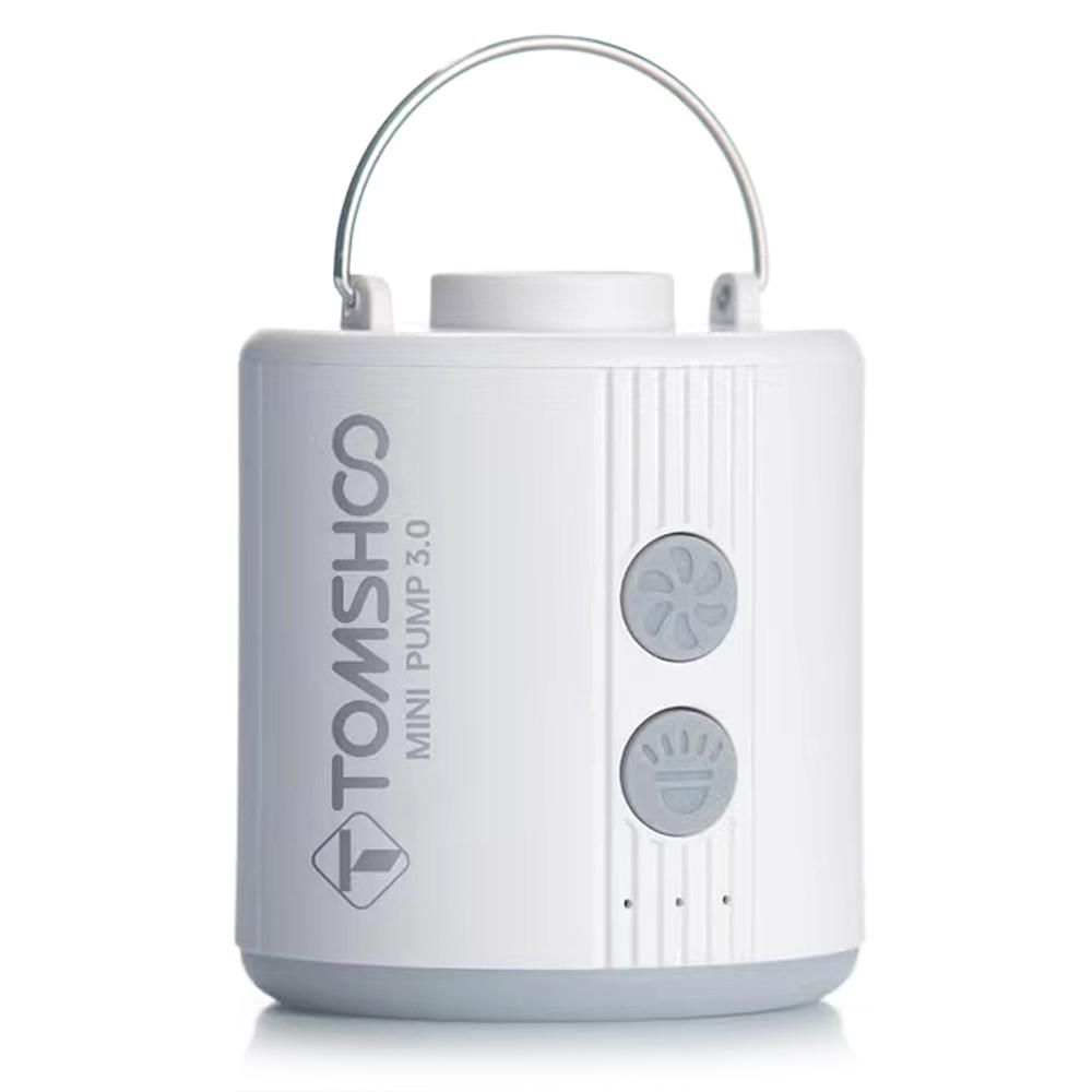 TOMSHOO Портативный электрический воздушный насос со светодиодной подсветкой, перезаряжаемый мини-инфлятор для плавательного бассейна