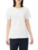 Danskin BACK CROSS Jasmine White Women's S/S TEE,