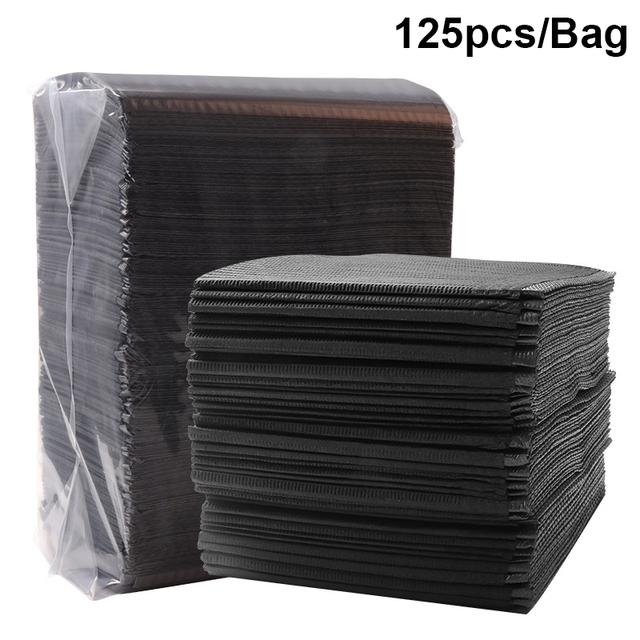 Black/Pink Disposable Tattoo Bibs Tattoo Clean Pad Table Cover Clean Pad for Patient Dental Napkins Tattoo Accessories Supplies