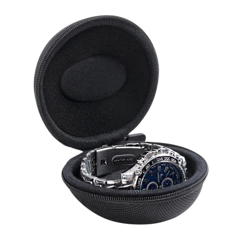 Портативный водонепроницаемый чехол для часов для путешествий, органайзер для хранения одних часов на молнии, идеально подходит для смарт-часов, роскошных часов и держатель для защиты ювелирных изделий