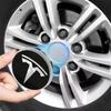 4pcs 56mm Car Wheel Center Hub Cap Rim Dustproof Cover Emblem Key For Tesla Highland Model 3 Y X Cybertruck Juguete Coil Bonina 4wrd6