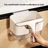 Кухонное мусорное ведро Контейнер для пищевых отходов с ручкой Большой вместимости Съемный Легко чистить Настольное Маленькое мусорное ведро