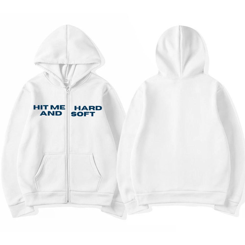 2025 Tour 'Hit Me Hard and Soft' Zipper Hoodies for Men & Women