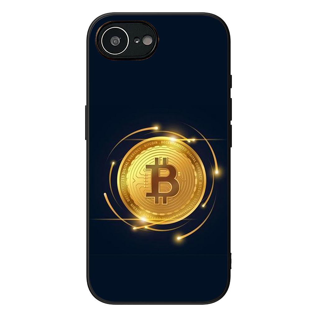 Чехол для Apple iPhone 13 12 Mini XS 11 Pro Max 7 8 Plus + XR SE 2022 2020 SE3 Чехол для телефона Биткоин BTC Деньги 100 Долларов