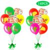 Mexican Carnival Theme Party Decoration Birthday Flag Cake Plug Balloon Customization