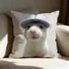 Kwaii Anime Cute Mouse Pillow Case Pillowcase, Double-Sided Printed, Sofa Cushion, Bedroom Headboard Pillow
