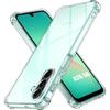 Protective Case - BOOLING - for Samsung Galaxy A26 5G - Shockproof Silicone - Transparent - Reinforced Corners