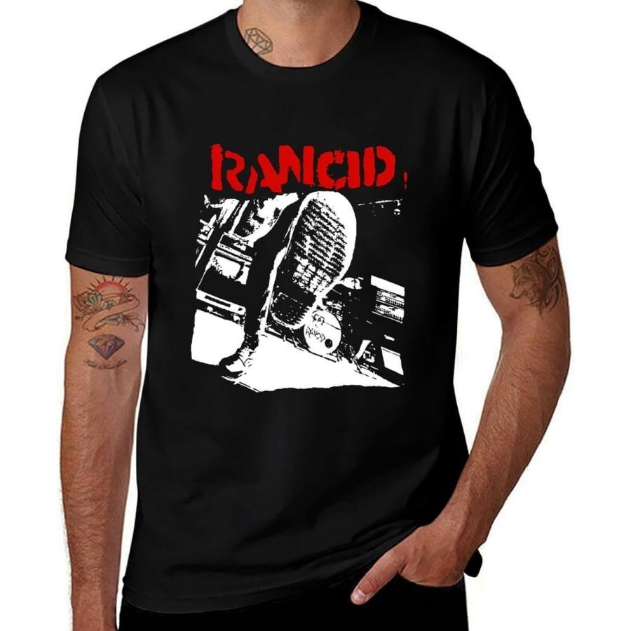 Мужская футболка Hokiis Rancid с коротким рукавом Хлопковая новая футболка Нижнее белье(10)