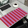 Classic Striped Color Block Large Mouse Pad NonSlip Rubber Stitched Edges For Gaming Setup And Desktop Decoration