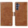YIKATU YK-007 For Samsung Galaxy M35 5G Case Card Holder Litchi Texture Leather Phone Cover