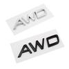 Car ABS Displacement Logo Replace Badge Emblem Decal Sticker For S60 S80 S90 XC90 XC60 V40 V70 V60 T3 T4 T5 T6 T8 V8 AWD