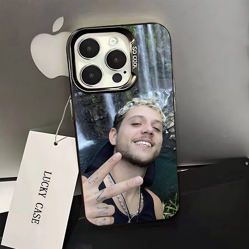 PLK French Rapper Mathieu Phone Case For iPhone 16,15,14,13,12,11,Pro,XS,Max,Plus,Mini,SE Black Candy Matte Shockproof Cover