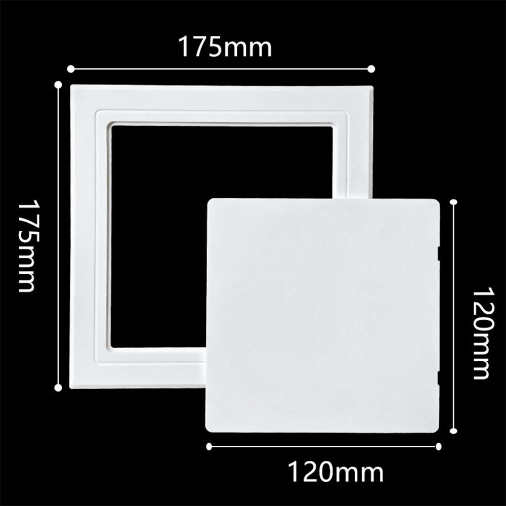 Inspection Port Self-adhesive Access Panel Door White Plastic Inspection Hole Removable Hinged Access Hatch Doors Wall Ceiling