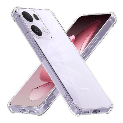 Для Oppo Reno13 F 4G 5G Reno13 FS Чехол Силиконовый Мягкий Чехол для Телефона Для Oppo Reno13 Pro Funda Прозрачный Ударопрочный Чехол с Подушкой Безопасности