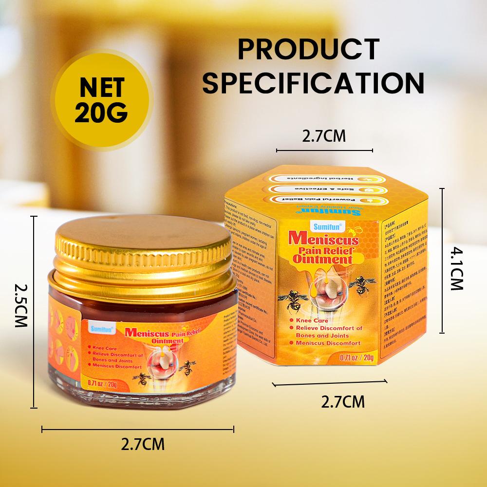 20 г обезболивающей мази с пчелиным ядом для облегчения массажа мышечных суставов и лихорадки