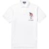 Polo SS25 Поло с коротким рукавом Custom Slim Fit с вышивкой логотипа медведя Мужские топы 710803286-001