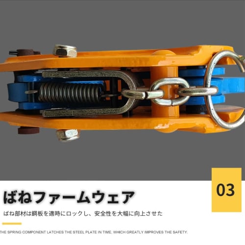 AAGWW Handle Lock Vertical Hanging Clamp with Locking Handle for Lifting Loads, Lifting Device, Lifting Clamp, Construction Machinery, Material Handli