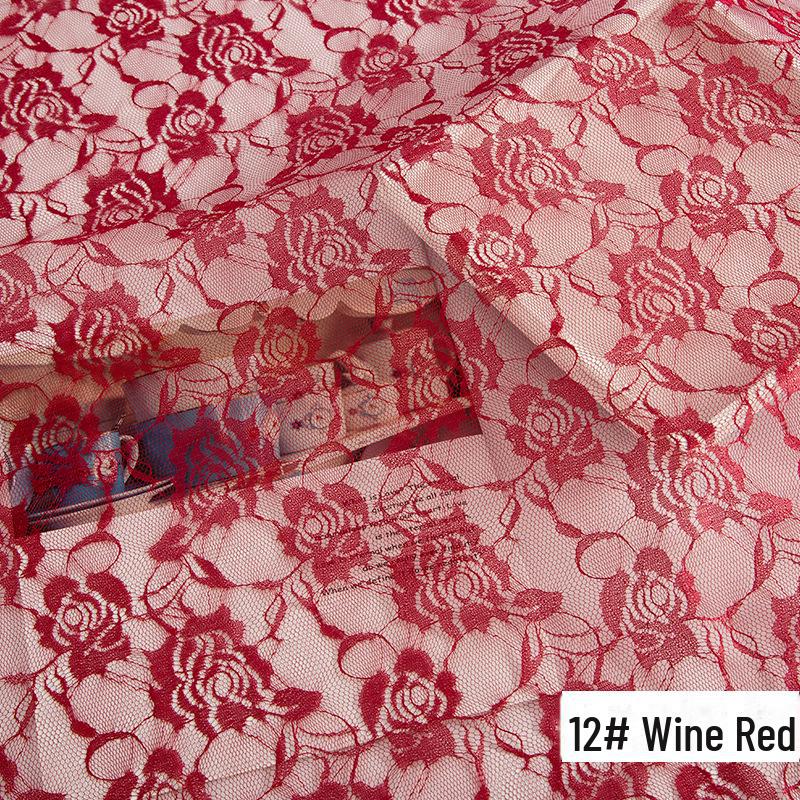 Неэластичная сетчатая ткань с розовым кружевом для юбок, штор и свадебных фат