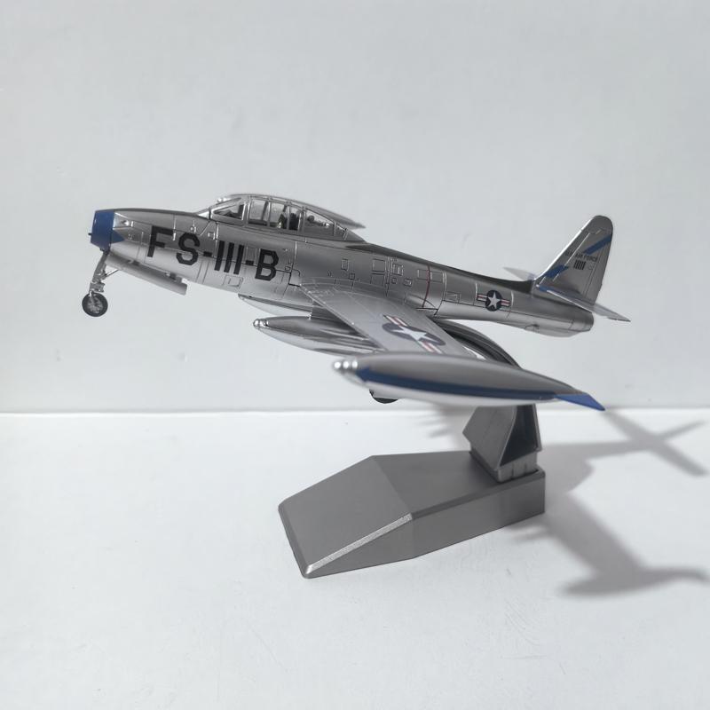 Металлическая литая модель 1/72 Истребитель F-84 Thunderjet Военный Модель Самолета Коллекционный Подарок