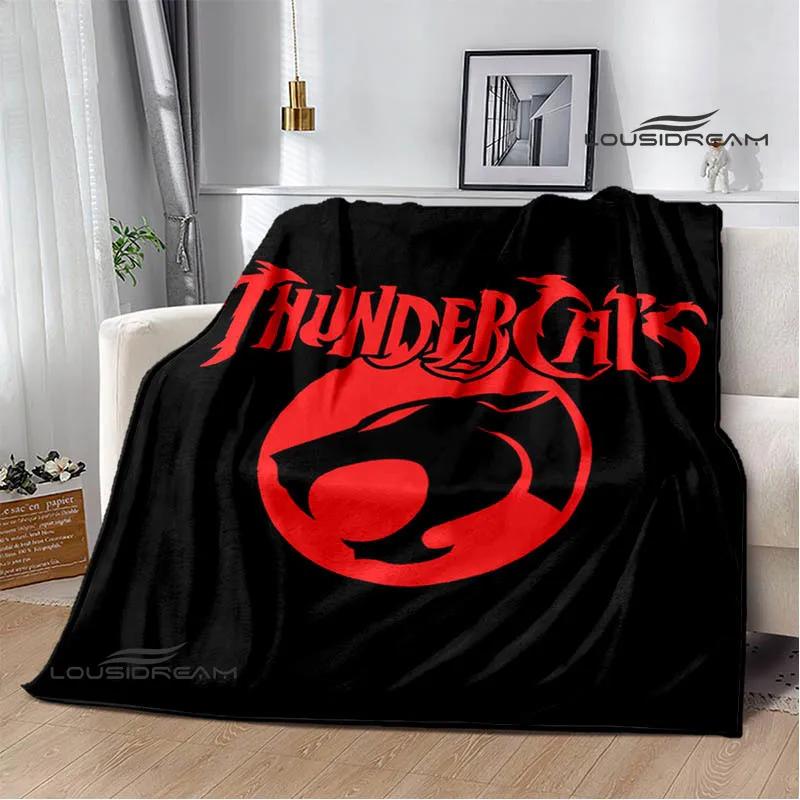Мультяшные одеяла с принтом Thundercats Детское теплое одеяло t Одеяло с фланцем Домашнее дорожное одеяло постельное белье Подарок на день рождения