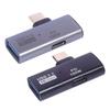 Многофункциональный USB C OTG адаптер с поддержкой PD зарядки и высокоскоростной передачи данных. Металлический USB C адаптер для телефонов. Улучшения для телефонов.