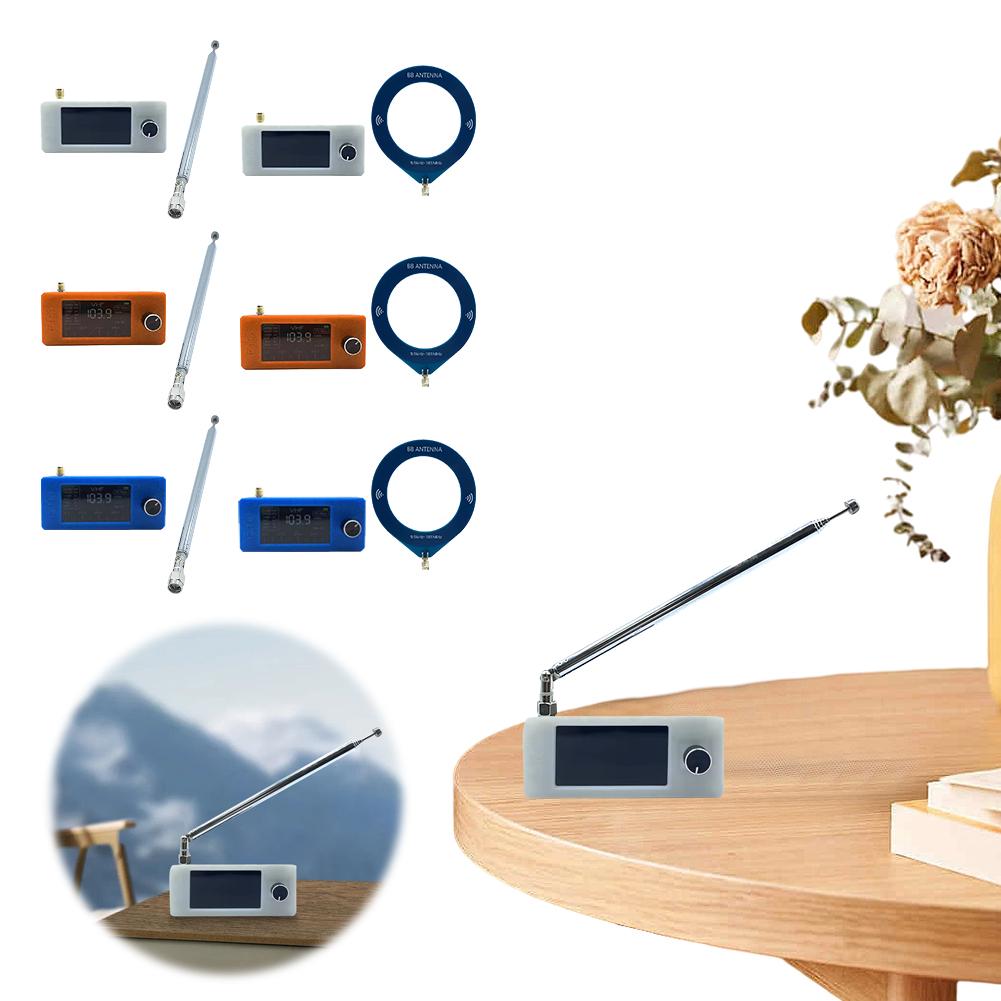 SI4732 0,5-108 МГц Портативное радио LSB USB AM FM Карманное Мини-радио с антенной Радиоприемник всех диапазонов КВ ДВ СВ УКВ Радио