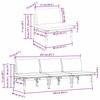 Garden Furniture Set with Cushions 3 Piece Anthracite 80 x 80 x 71 cm Steel