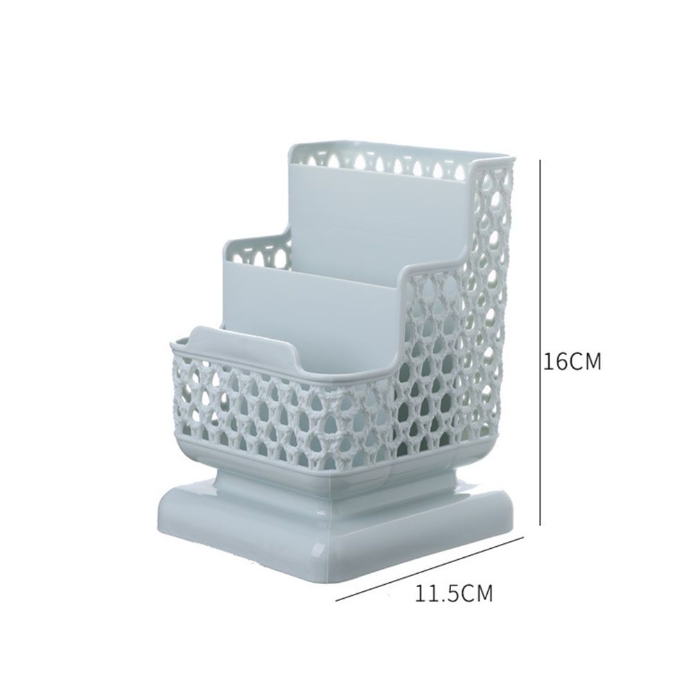 Office Supply Container Stationery Organizer Desktop Storage Box Pen Holders Make up Brush Holder