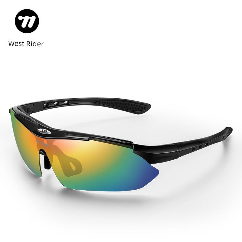 West Rider Riding Ultra-Light Goggles Men and Women Windproof Sand Outdoor Mountaineering Hiking Glasses UV-Proof Day and Night