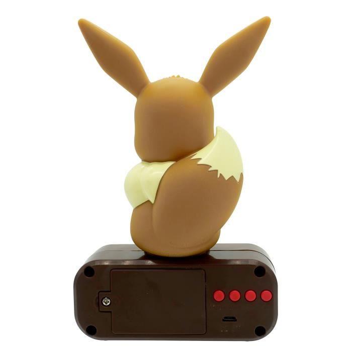 POKEMON Radio-Réveil Lampe LED Eevee