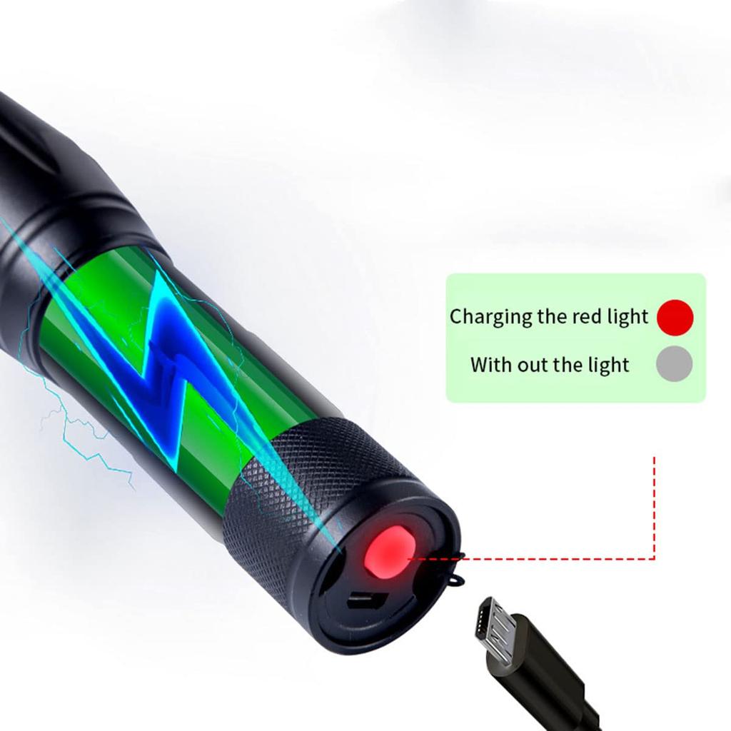 365 нм черный фонарь мощный деревянный УФ черный зеркальный 365 нм светодиодный ультрафиолетовый фонарь 1 режим обнаружения перезаряжаемый, высококачественный ультрафиолетовый,