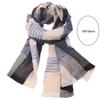 Korean Winter Plaid Scarf Thicken Checkered Scarf Fashion Men's Plaid Scarf  Gifts