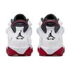 Кроссовки Air Jordan 6 Rings GS Белые Университетский красный Детские Черные 323419-160
