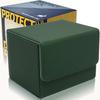 Areshika Protect Deck Кейс для торговых карт, Кожаный, Магнитный кейс для колоды (зеленый)
