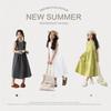 LUSON Girls' Summer Sleeveless A-Line Dress