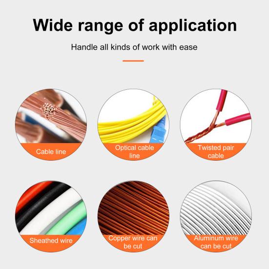 1/2Pcs Wire Strippers Crimping Tools with Ergonomic Handle High Precision Universal Multifunctional Electric Wire Cable Cutters