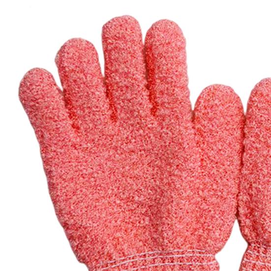 1 пара отшелушивающих перчаток для душа, двусторонний дизайн, мягкое глубокое отшелушивание, уход за кожей, скрабирование