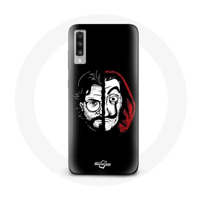 Case - La Casa De Papel - Samsung Galaxy A50 - Flexible - Black - Unisex