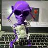 Заводная танцевальная игрушка-скелет без батареи, дети для малышей, настольный мини-3D принт, кукла с трясущимся черепом, весенняя заводная игрушка, забавный подарок на день рождения