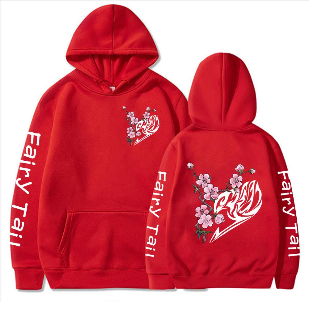 Harajuku Fairy Tail Japanese Anime Cosplay Graphics Unisex Hoodies Kawaii Manga Logo Long Sleeve Fashion Hip Hop Oversized Sweatshirts