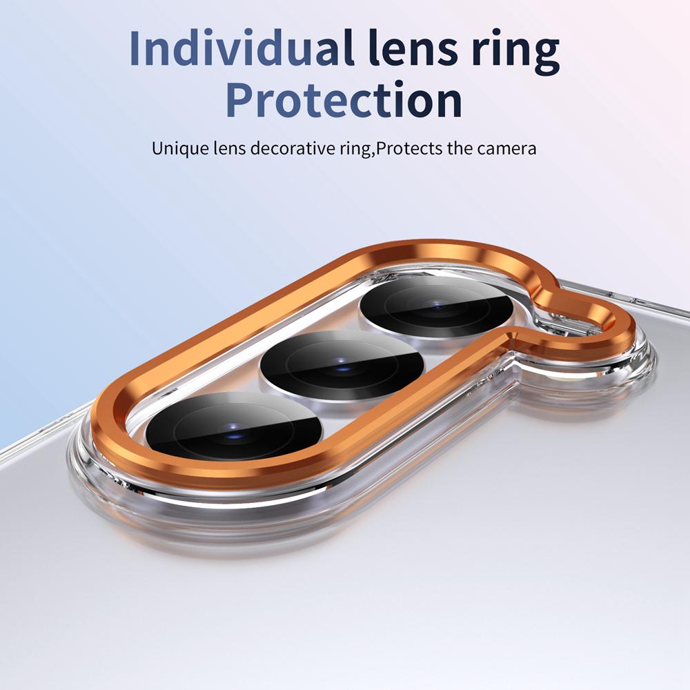 KEYSION Прозрачный чехол для Samsung Z Fold 6 5 4 3 5G Жесткий ПК Металлическая подставка Противоударный чехол для телефона с защитой экрана