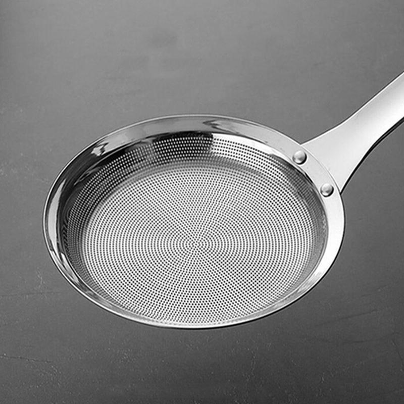 Stainless Steel Ultrafine Oil Filter Drain Grease Filter Oil Spoon Soup Pot Small Colander