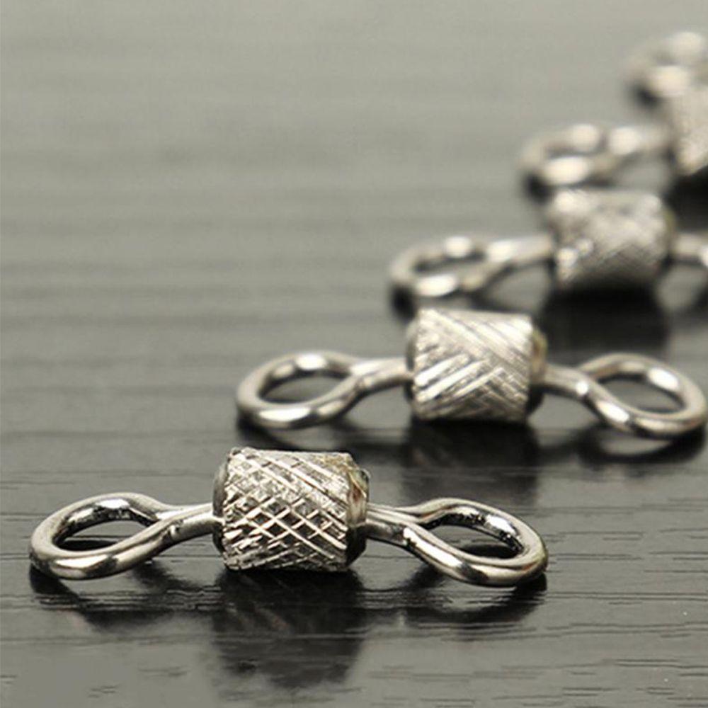 8# 10# 12# Высококачественное цельное кольцо для рыбалки, поворотный шарнирный соединитель, подшипник, бочка, сверхпрочный шар